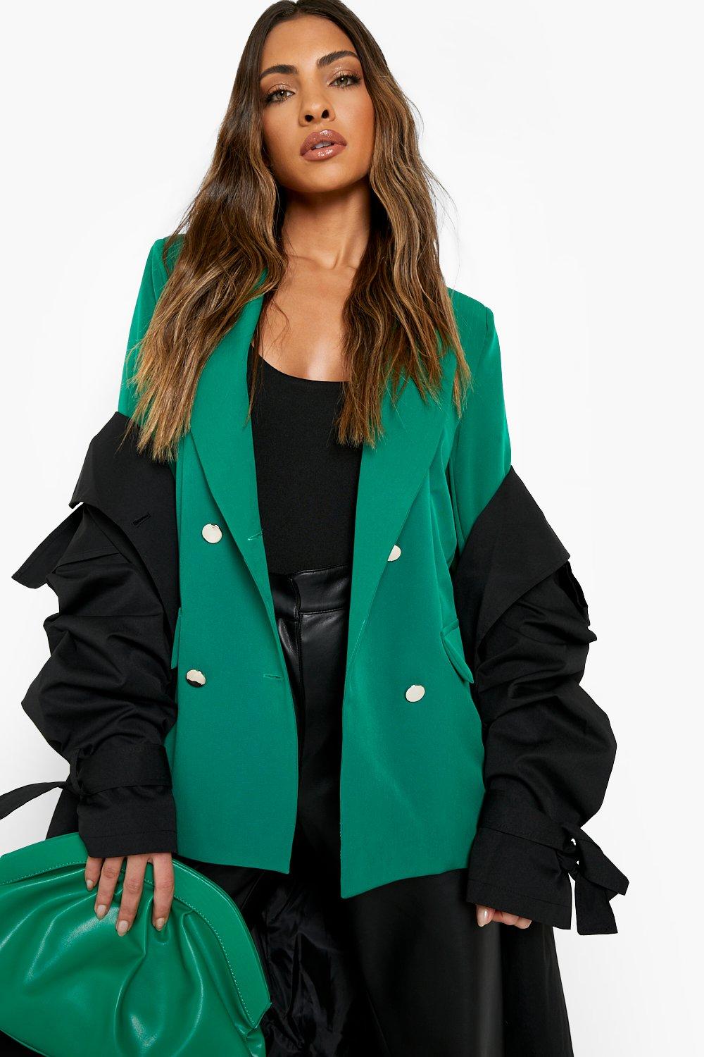 Boohoo military jacket sale